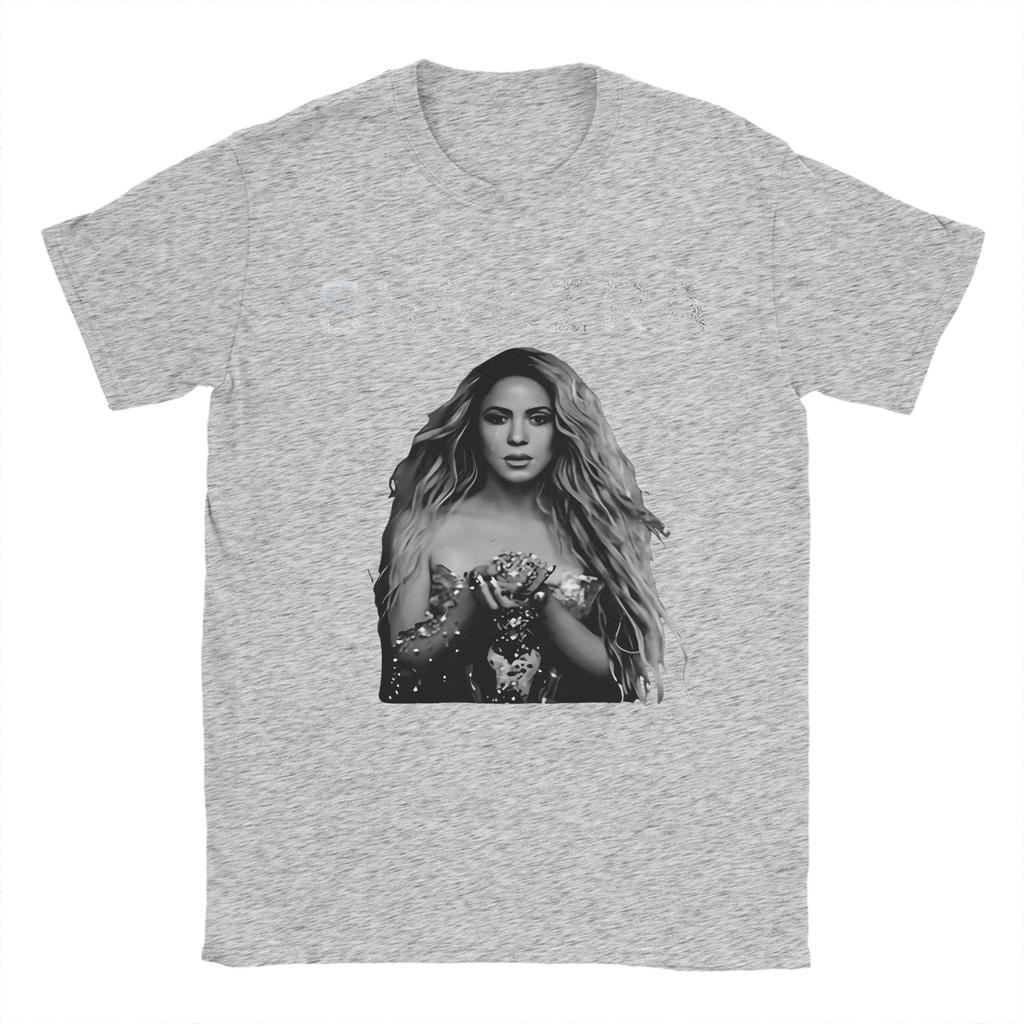 T-shirt Harajuku Estiva Shakira Fulmine Collage T-shirt Trendy Cool T-shirt in Cotone per Coppia YK Classici Top a Maniche Corte