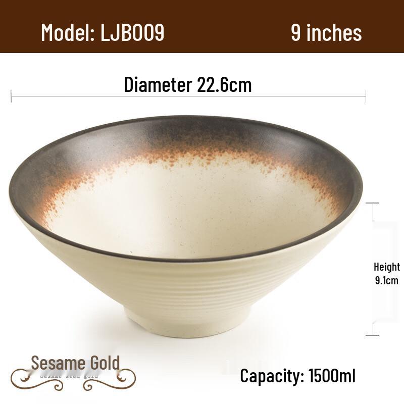 Japanese Style Melamine Noodle Soup Bowl