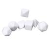 14pcs Blank Dice DIY Board Multi Shape Polyhedral Puzzle Blank Dice Set for Board Game Number
