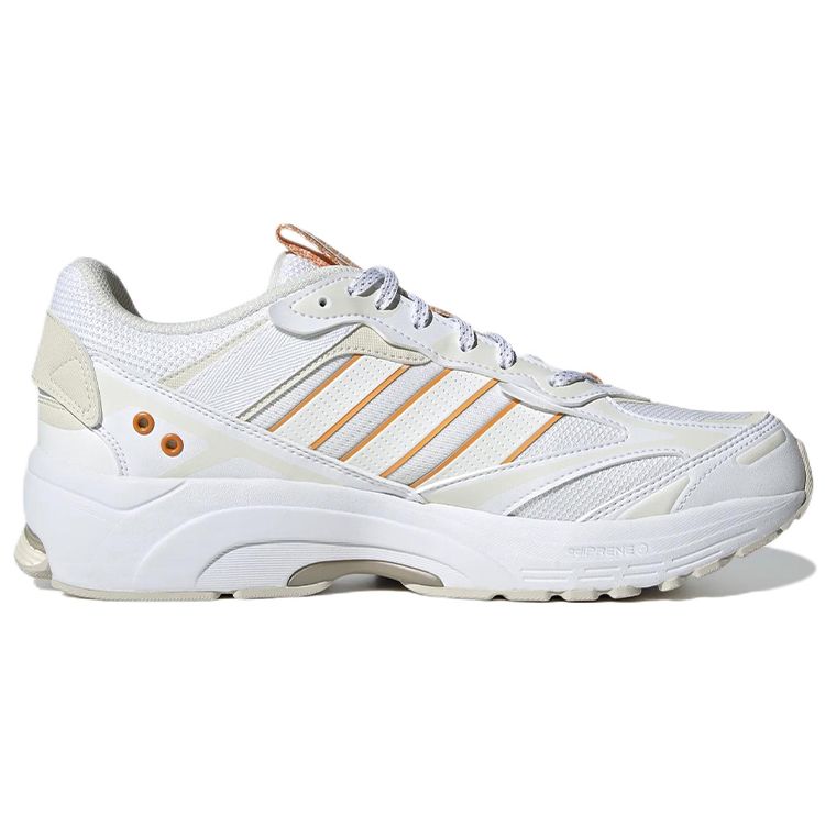 Adidas Spiritain 2000 Comfortable Fabric Leather Durable Low-Top Casual Running Shoes Unisex Sneakers White Orange HP2634