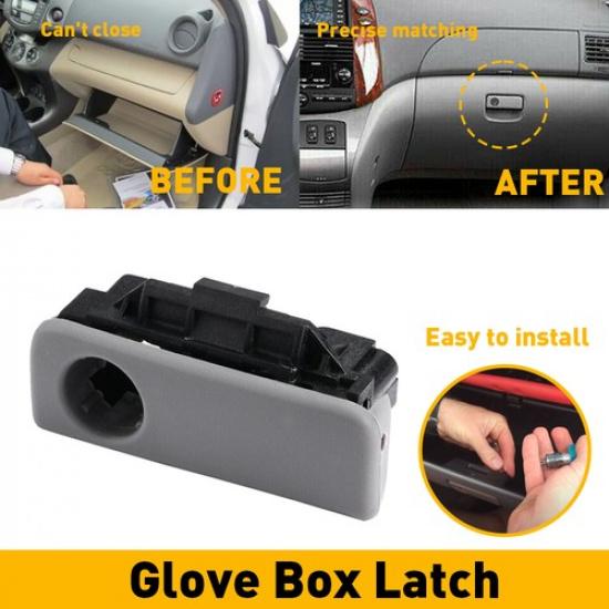Glove Compartment Box Latch Handle Gray fits to 2005 2010 Toyota Sienna