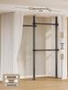 Floor-Standing Clothes Rack: Bedroom Hanger, Retractable Drying Rod, Coat & Hat Rack.