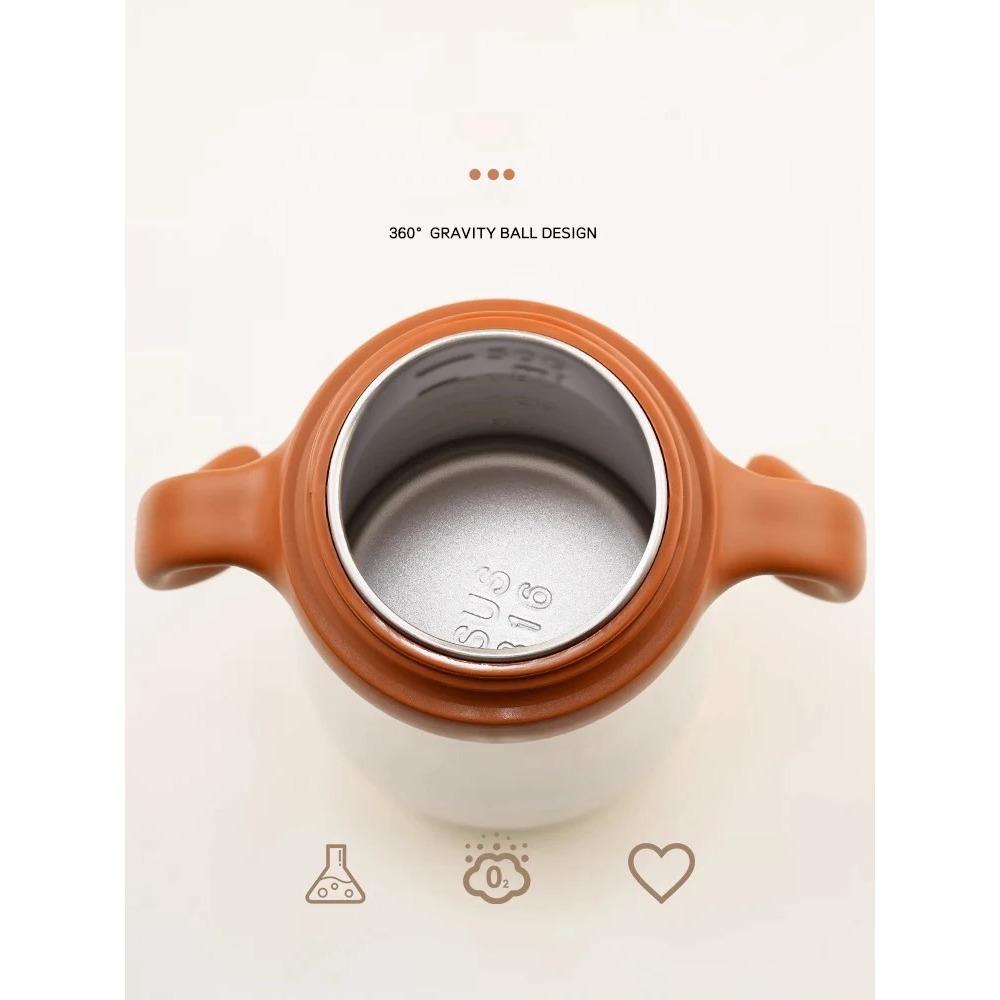 GIANXI Sippy Cup 320ML Stainless Steel Baby Products Children's Cup Home Thermos Cup Study Drink Cup Cute Water Bottle