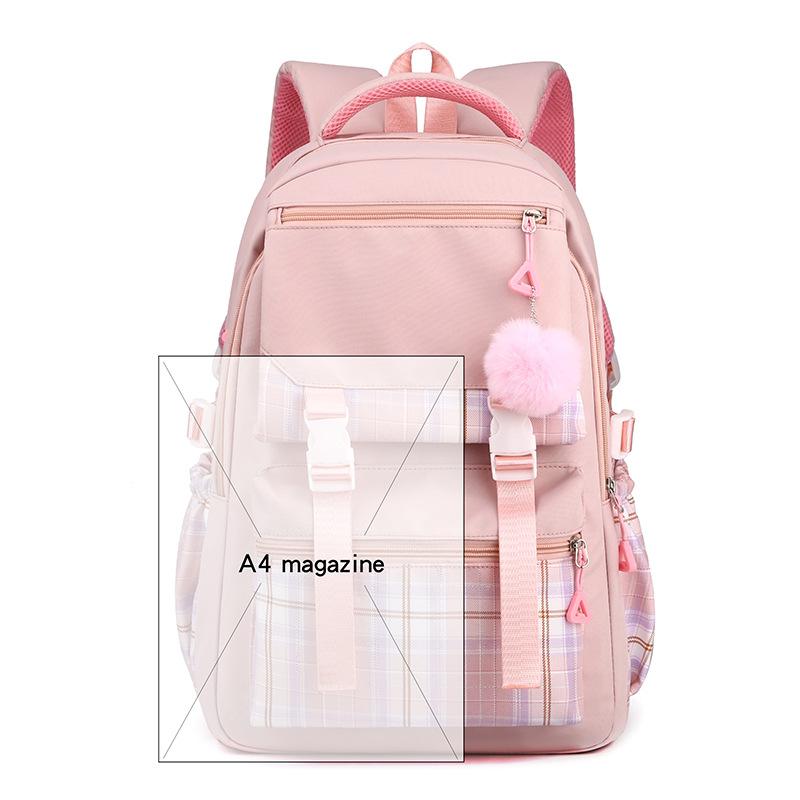 New Cute Printed Big-eared Dog Backpack Student Large-capacity Schoolbag
