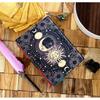Sun & Moon Leather Grimoire Journal: Spell Book