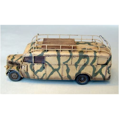 Roden 1/72 Scale German Opel Military Staff Bus W39 Plastic Model Kit RE72720