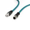 ZBLZGP Industrial Camera Ethernet M12 8-Pole A-Code RJ45 Ethernet Cat-6 Shielded Cable for Cognex DMR200 500 ISM1400, 3M