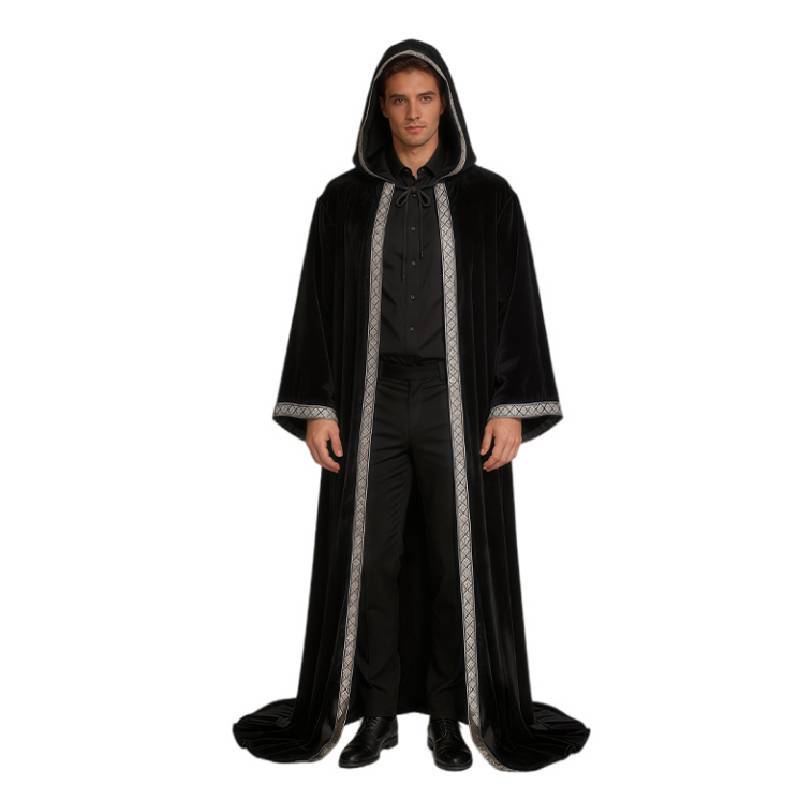 Harry Potter Sirius Cosplay Cloak With Long Sleeves For Halloween Party