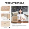 Wooden Piggy Bank Clear Window Unbreakable Money Saving Box Creative Coin Bank Gift for Kids and Adults Money Saving Box