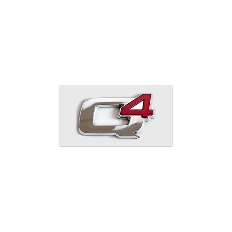 3D ABS Car letter Badge Sticker Logo Rear Trunk Emblem Auto Accessories For Alfa Romeo 147 156 Q2 Q4 Ti Veloce Giulia Stelvio fw6