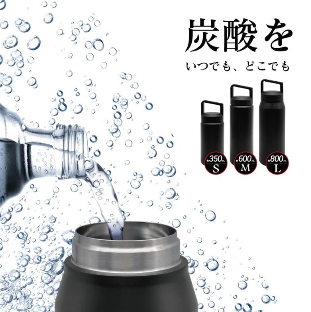 Tokyo Deco 600ml Vacuum Insulated Stainless Steel Water Bottle for Beer and Carbonated Drinks. Suitable for Sports Drinks and Beer. Large Capacity,
