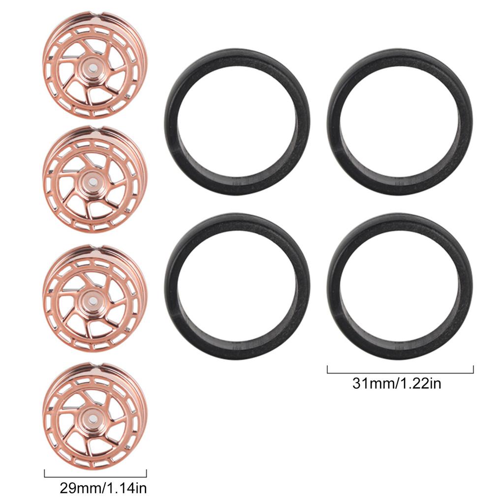 4PCS/Set Remote Control Crawler Wheel Tires Compatible with 1:18 Remote Control Crawler Car Truck Modified Upgrade Tool