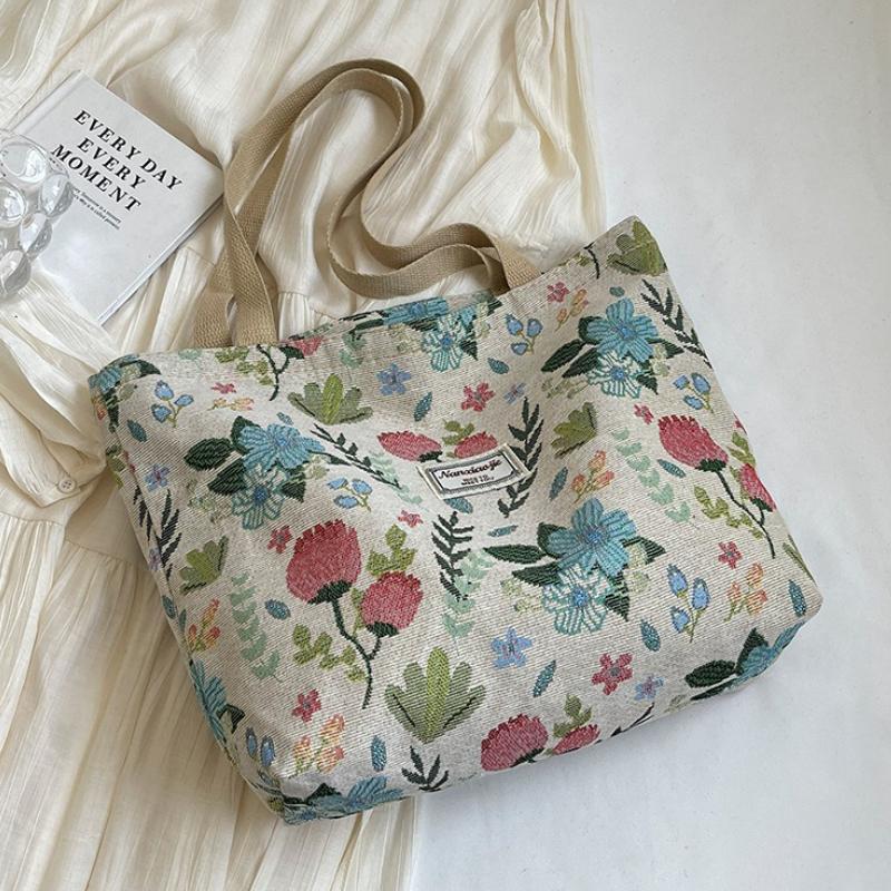 

Женская холщовая сумка-тоут Модная Вместительная Прочная Наплечная сумка на молнии Классический дизайн Идеально подходит для повседневной работы