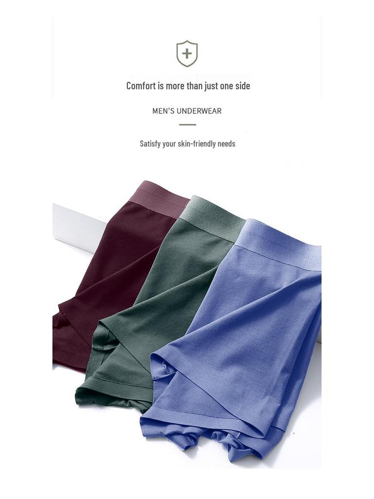 60-Pack Men's Plus Size Mid-Rise Modal Boxer Briefs - Breathable & Antibacterial