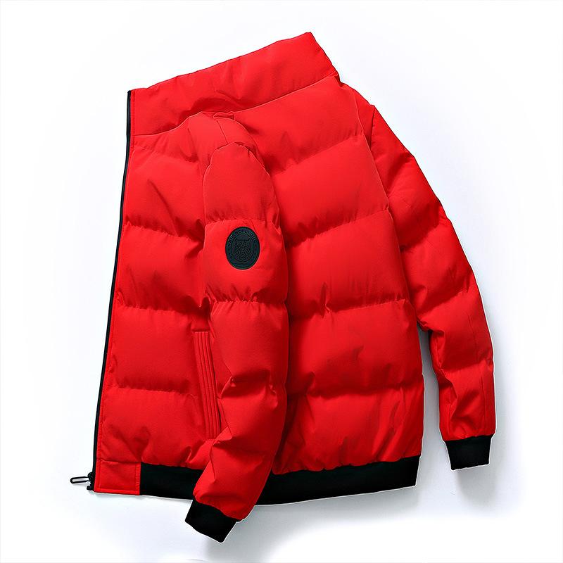 Winter Neu Koreanische Version Trendige Slim-fit Winter Freizeit Steppjacke Herrenjacke Stehkragen Steppjacke