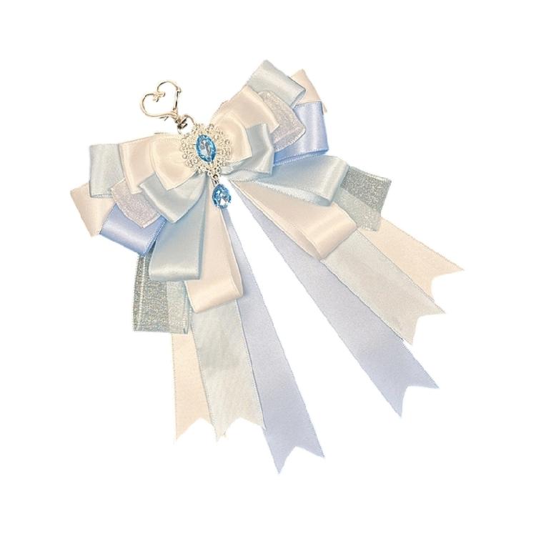 Эстетичные Брелоки-Подвески, Брелоки-Бантики для Женских Сумок, Кошельков, Сумок-Мессенджеров, Рюкзаков, Аксессуары-Подвески, Подарки на День Святого Валентина синий