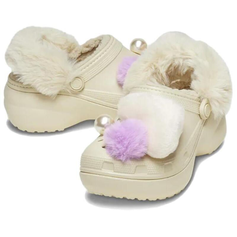 Crocs EVA Classic Fashion Hole Shoes Women's Off-White