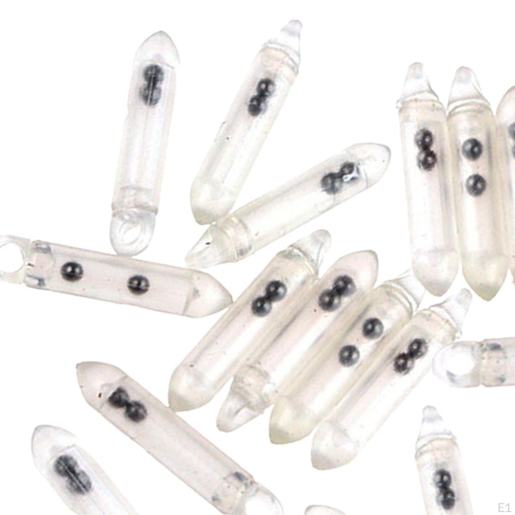 20 Pieces Fishing Rattles Accessories Tackle Easy to Use Freshwater Tools