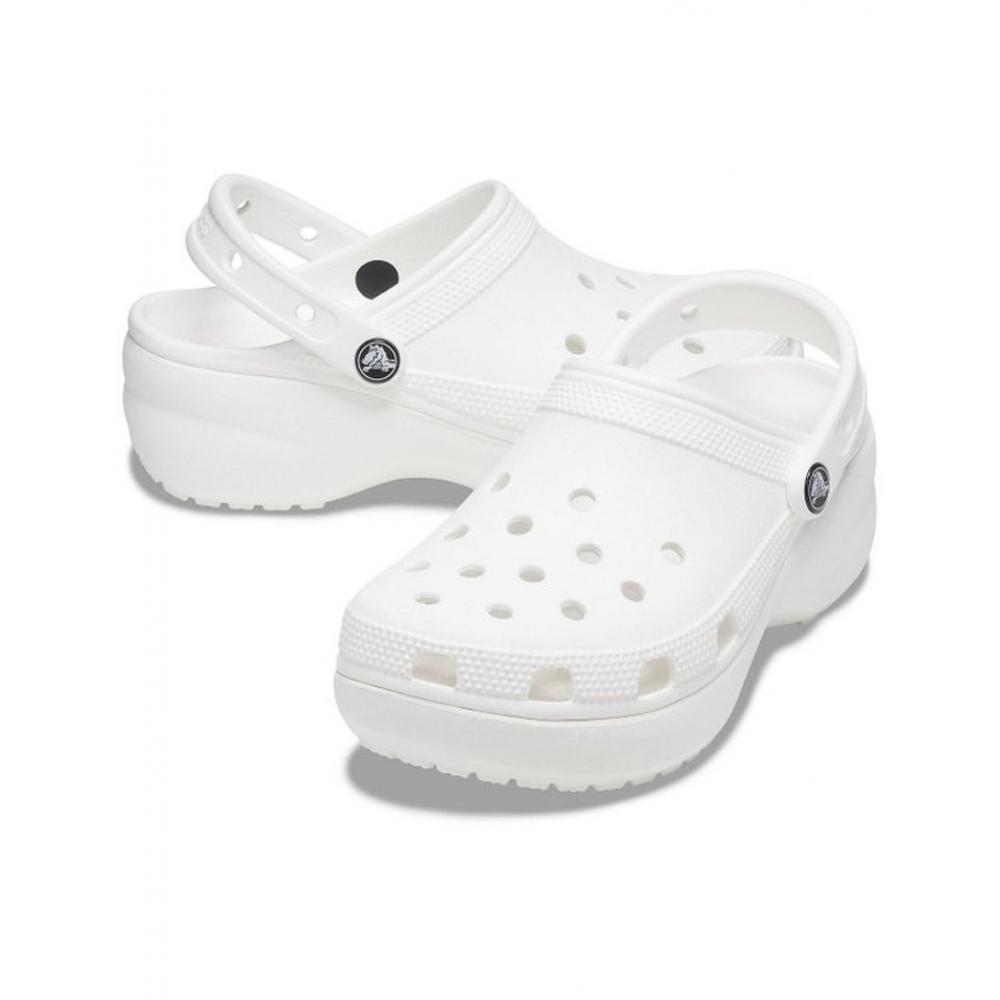 

Crocs Классические сабо на платформе белые 206750 100 [Crocs Classic Platf white/220