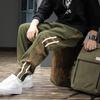 Trend Side Striped Casual Pants Men's Spring Sports Tied Feet Ruffian Handsome Overalls