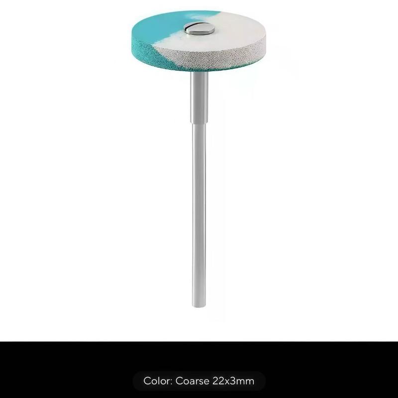 Rubber Diamond Polisher Wheel Disc Set High Diamond Concentration For Nail Art Jewelry Metal Polish