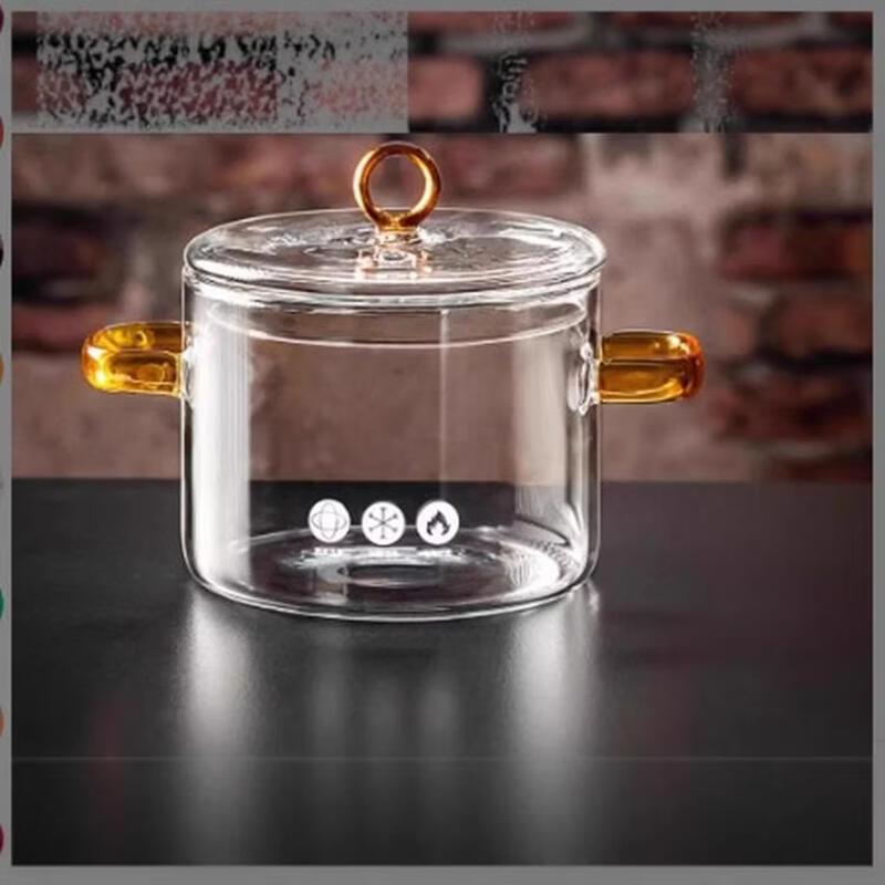 ZISIZ High Borosilicate Glass Soup Pot