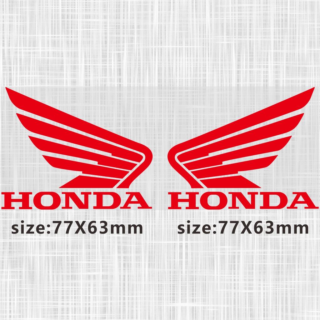 For Honda Sticker Logo Motorcycle Hemet Decal