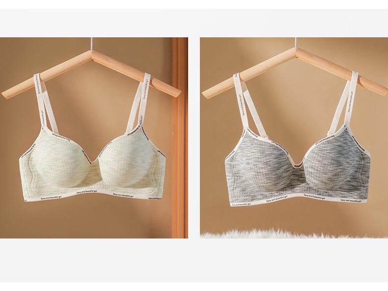 Grenzüberschreitender Damen Push-Up Nahtloser BH: Dick gepolstert, Bügellos, Seitenstütze, Anti-Hänge-Effekt zur Vergrößerung kleiner Brüste