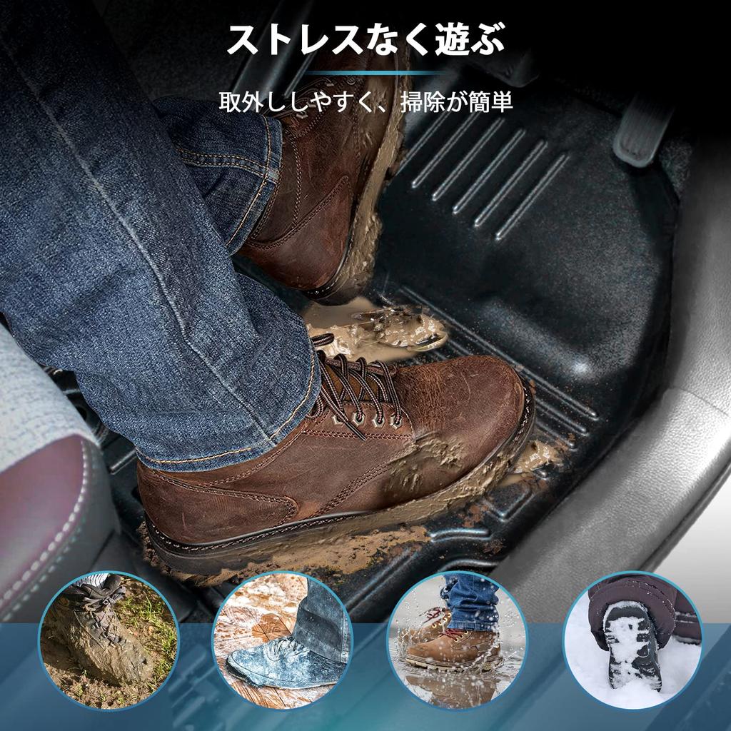 Yaris Cross 3D Floor Mats TOYOTA YARIS CROSS 3D 3D Car Mat Waterproof Mat AT TPE Material Protective Mat Resistant Interior Custom Parts Interior