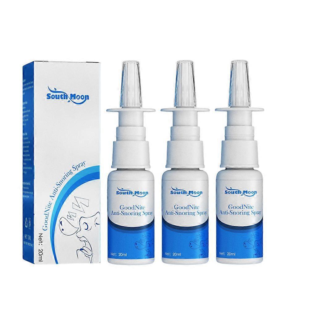 3 Pezzi Spray Nasale Anti Russamento Rende la Cavità Nasale Più Libera Migliora la Qualità del Sonno Congestione Nasale Più Facile Respirazione Migliore -aqwg