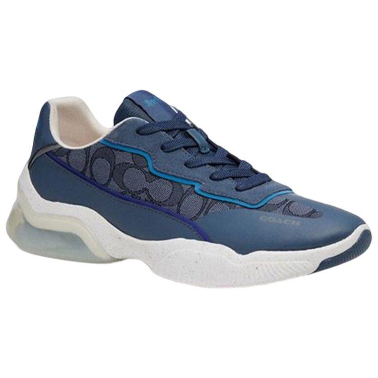 Coach CitySole Low Top Casual Shoes Men's Blue CC738-DEN