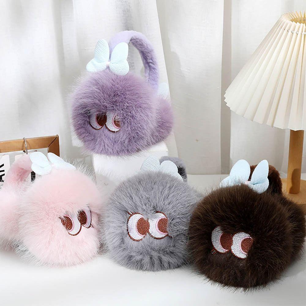 Thickened Foldable Earmuffs Cold Protection Faux Fur Ear-Muffs  For Women Men Outdoor