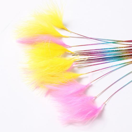 Cat Teaser Sturdy Creative Colorful Funny Cat Stick for Kitty