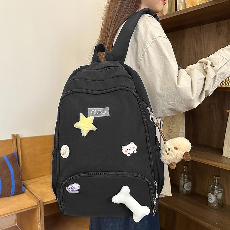 Children's Schoolbags Elementary School Students Junior High School Girls High-looking Large Capacity High School Students Backpacks