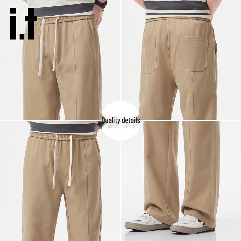 Izzueit Men's 2025 Autumn Straight-Leg Casual Trousers