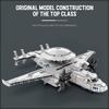 Non-Toxic 1126Cs E2 Early Warning Aircraft Building Blocks Military Air Force Fighter Plane Model Bricks Desktop Ornaments Kids Toys Gift