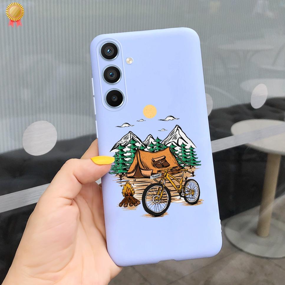 For Samsung Galaxy A24 A 24 4G Case Cute Shockproof Silicone Cartoon Back Cover For Samsung A24 SM-A246M A 24 Funda