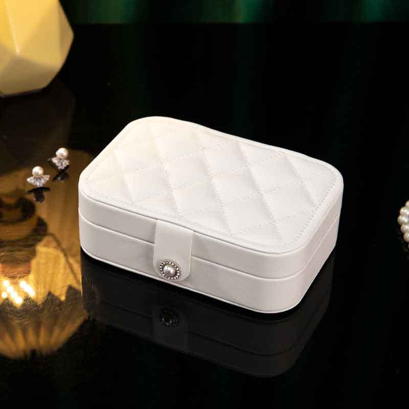 Button Storage Zipper Jewelers Organizer Container Box Portable Jewelry Box Jewelry Organizer Display Travel Jewelry Case Boxes