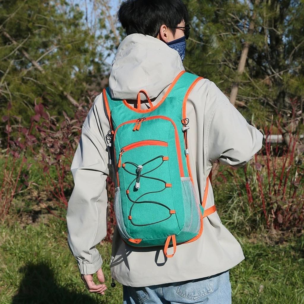 Outdoor Mountaineering Backpack Waterproof Lightweight Zippers Backpack Portable Running Rucksack Hiking Work Travel Camping Bag