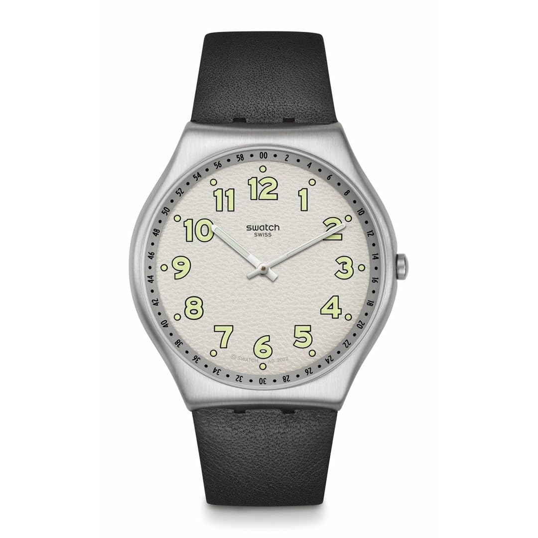 

BLACK HEPCAT SKIN Irony 42 SS07S134 Watch [Swatch] чёрный