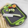 Portable Collapsible Sink with Colander Collapsible Cutting Board  Outdoor Camping