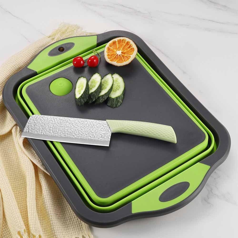 Portable Collapsible Sink with Colander Collapsible Cutting Board  Outdoor Camping
