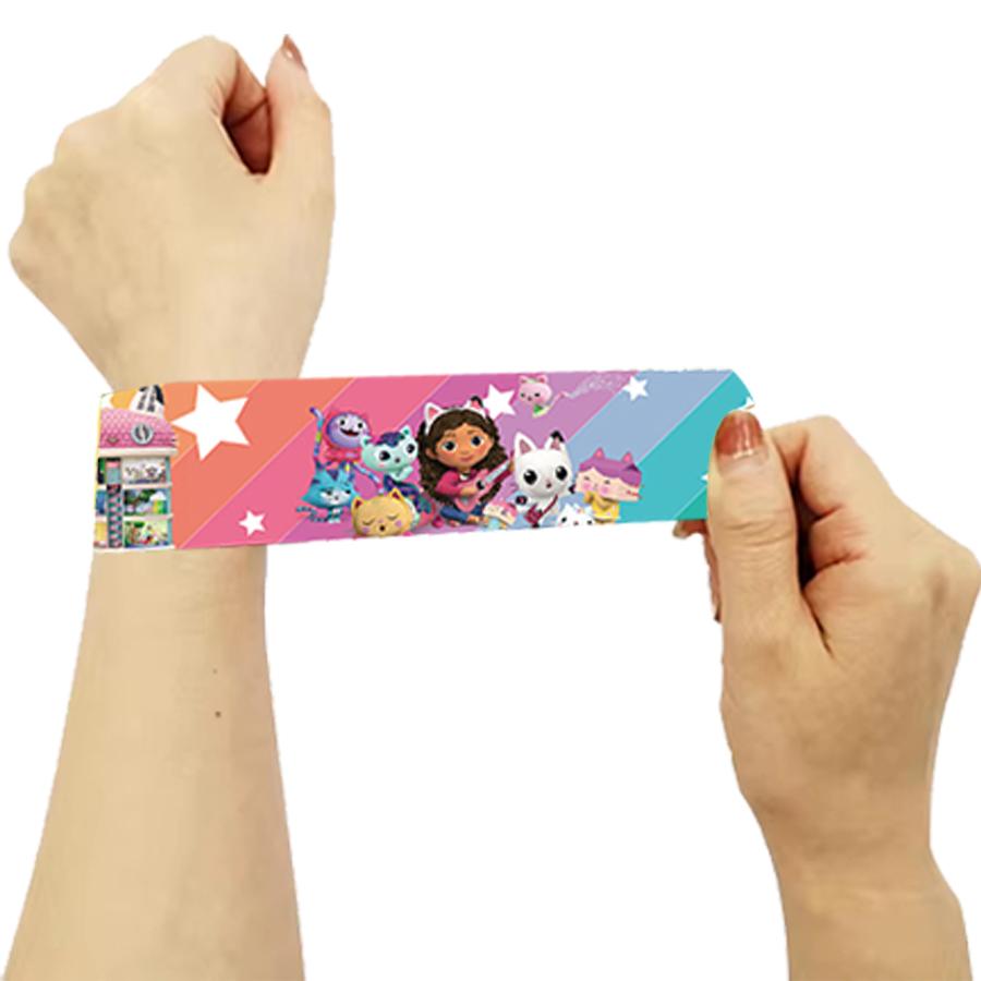 12-60 Stück Gabby's Puppenhaus Katzen Snap Slap Armbänder Armbänder Party Mitgebsel Weihnachtsartikel Füller Geburtsdatum Geburtstagsdekorationen