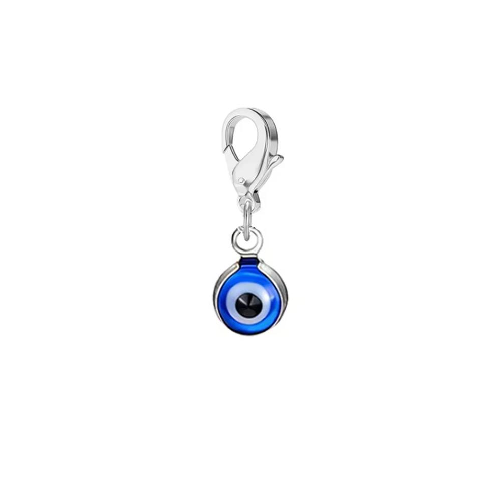 Xiaomi 5pcs Blue Evil Eye Stainless Steel Charms With Lobster Clasp Gold Color DIY Pendant for Bracelet Necklace Earring Jewelry Making