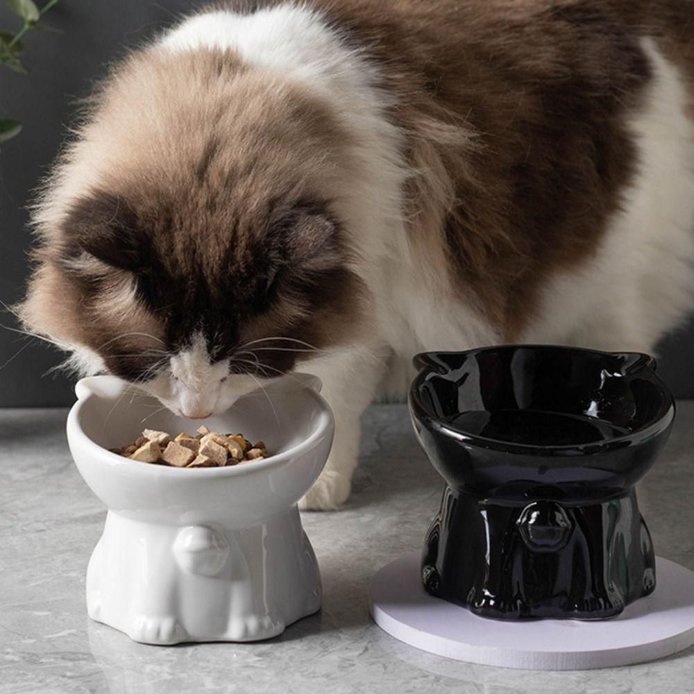Kreative Haustier High Foot Bowl Keramik Haustier Trinknapf Hundefutter Fütterung Becken Kätzchen Welpen