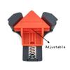 4Pcs Adjustable Corner Clamps – Right Angle Woodworking Fixing Clips for Cabinet Assembly, Drilling & Furniture Joinery