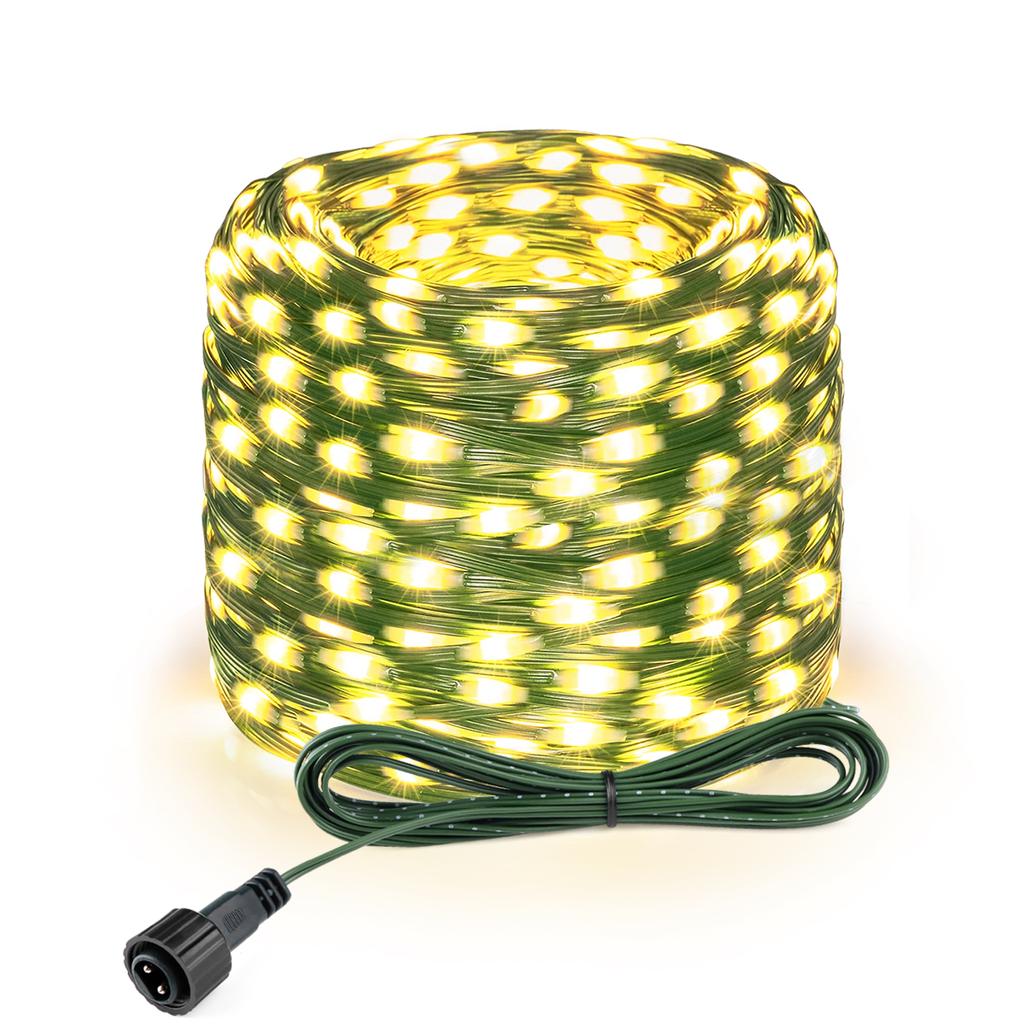 Upgraded Durable LED Leather Fairy Lights String 8 modes Outdoor Waterproof Christmas Tree Garland Garden Decor Party Lawn Lamp