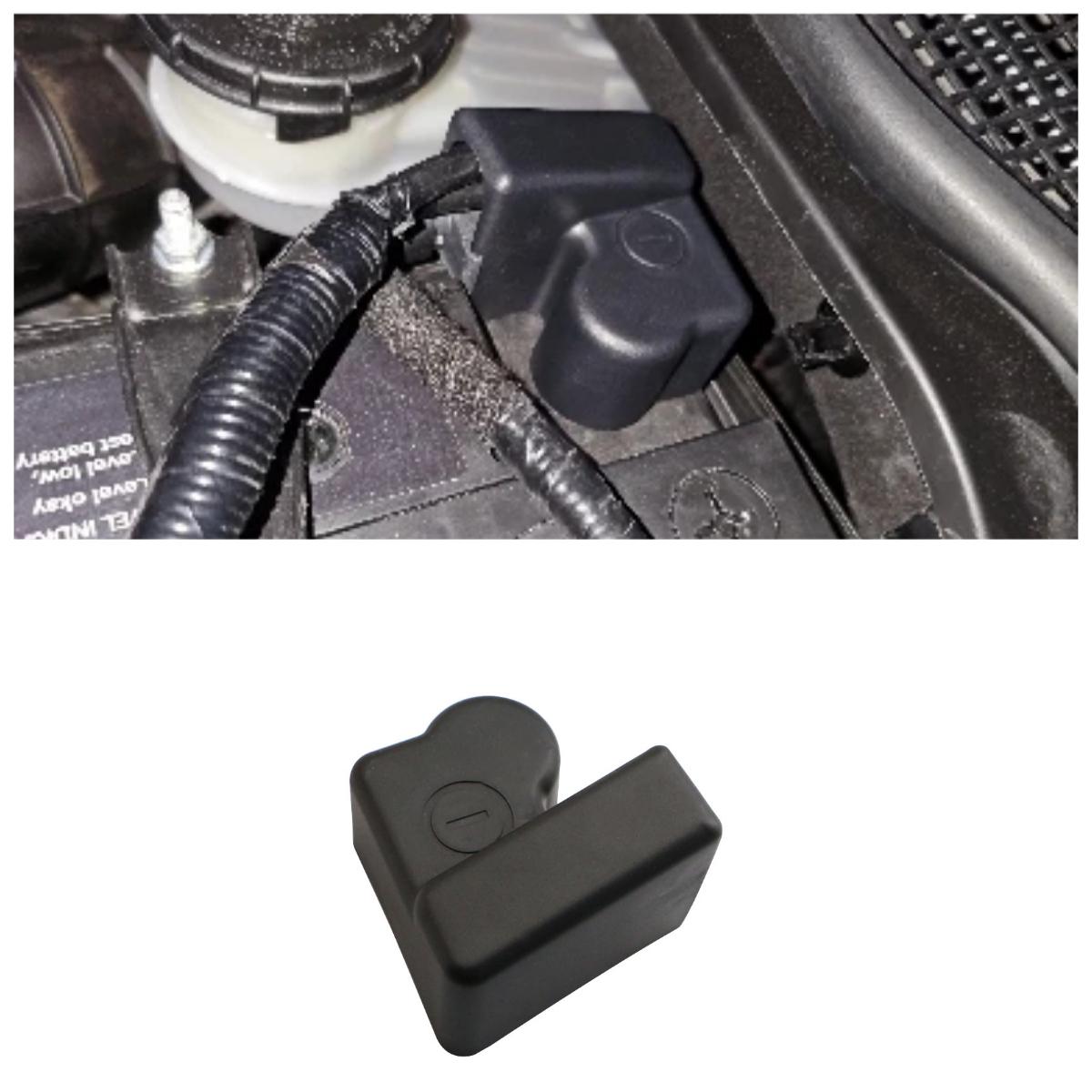 

ABS Flame Retardance Battery Negative Protective/Dustproof Cap/Cover for HONDA CIVIC X 10TH Gen 2016-2019 Car Accessories чорний