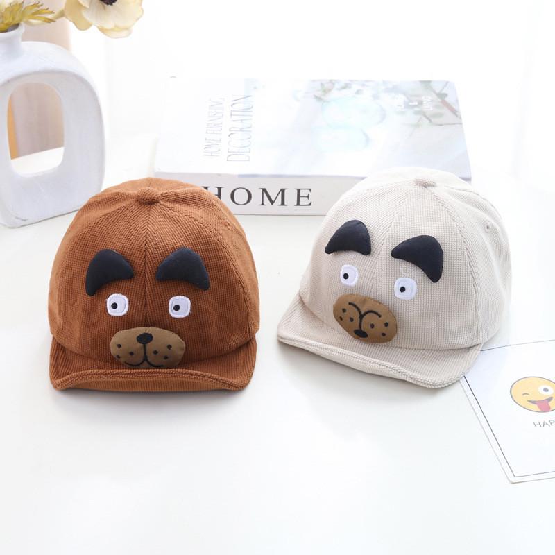 Childrens Cartoon Style Baseball Hat With Embroidered Animal Details For Fall
