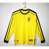 Retro fotbalový dres Brazílie Mistrovství světa 1998 Romario Ronaldo Kaka Roberto Carlos Krátký rukáv Dlouhý